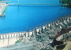 Photo d'un barrage hydrolectrique